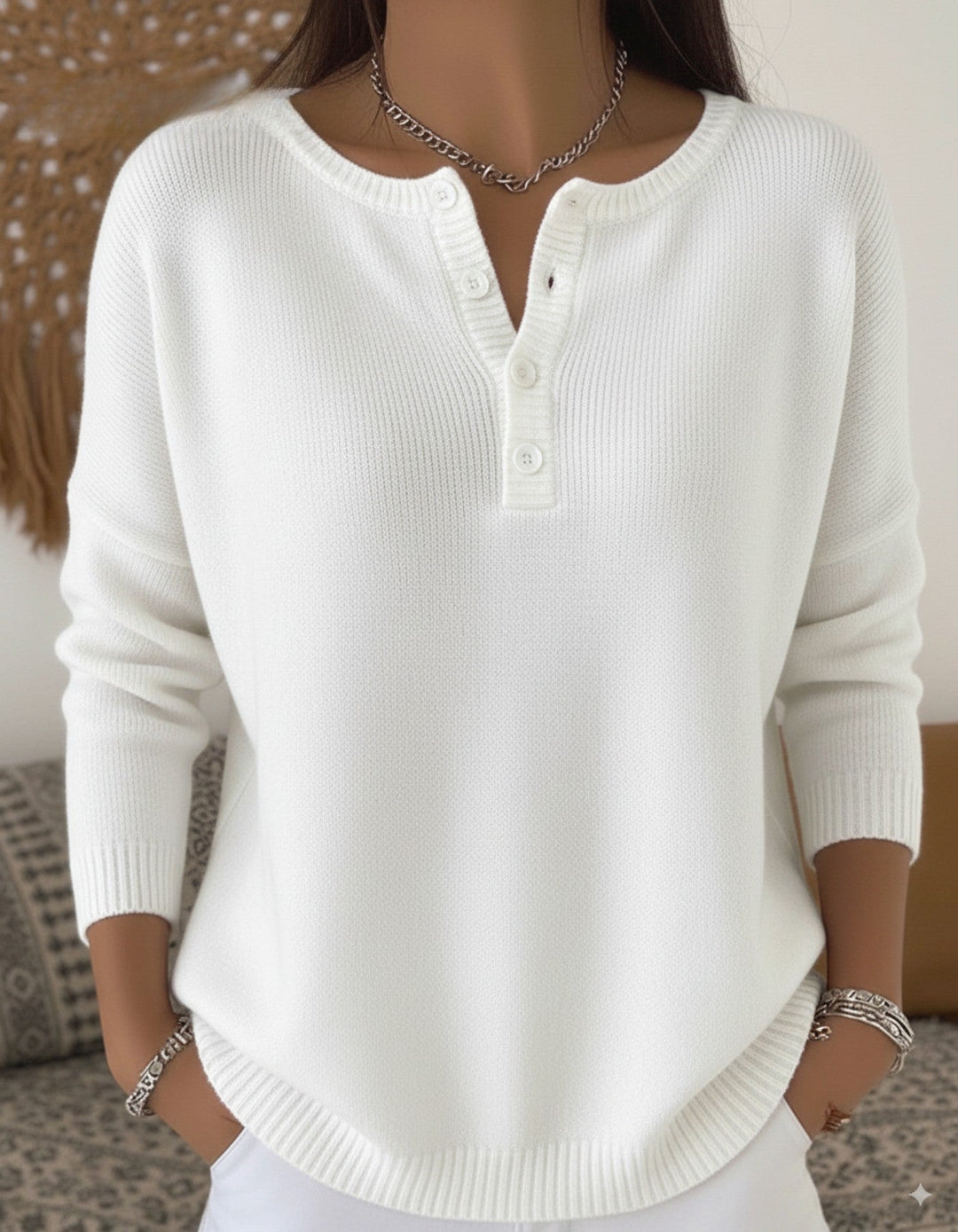 Iris | Soft Solid Color Sweater