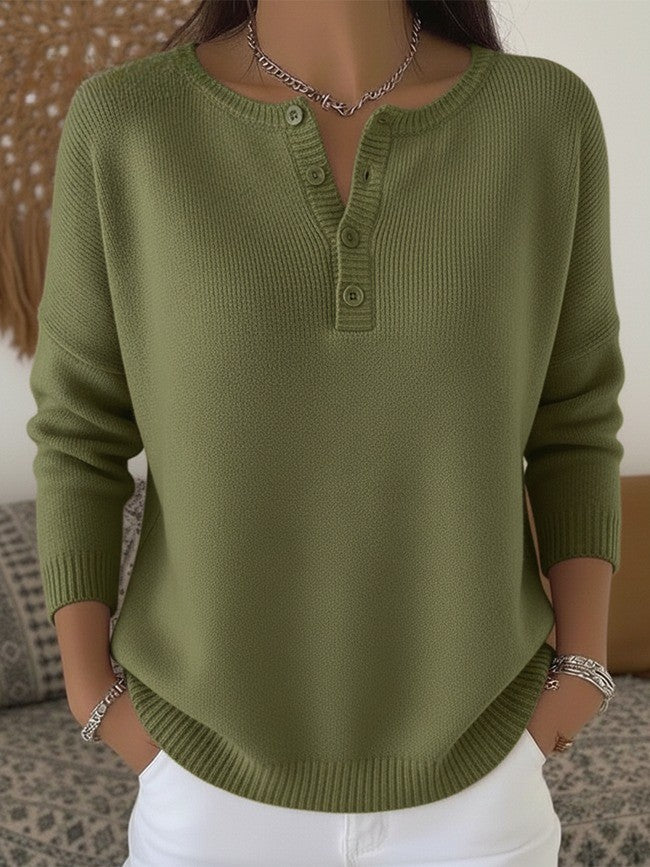 Iris | Soft Solid Color Sweater