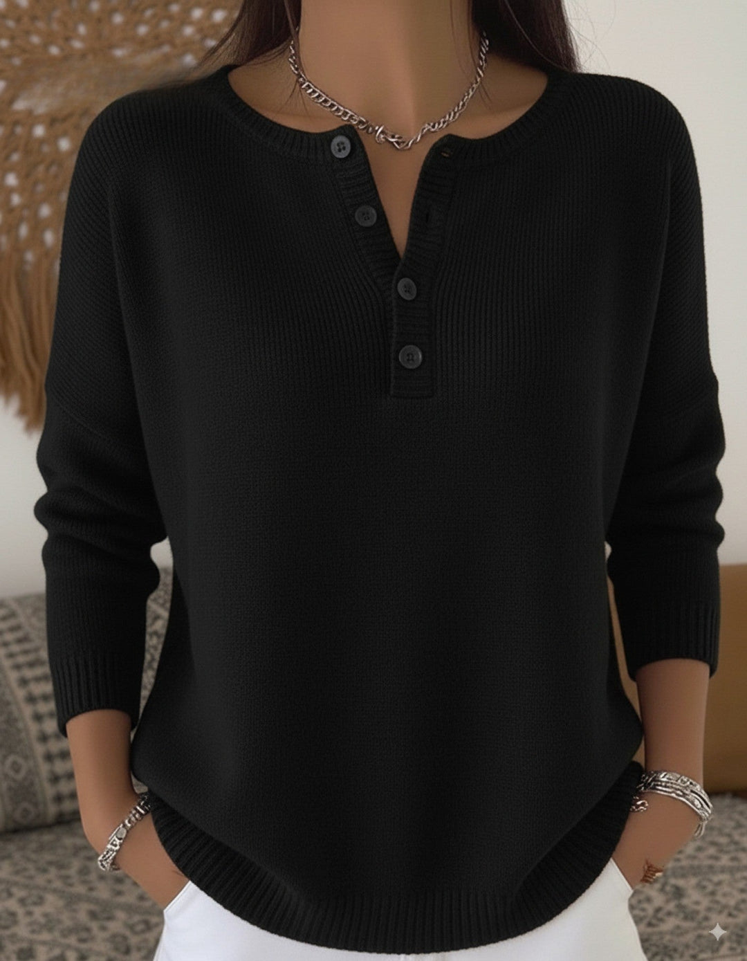 Iris | Soft Solid Color Sweater