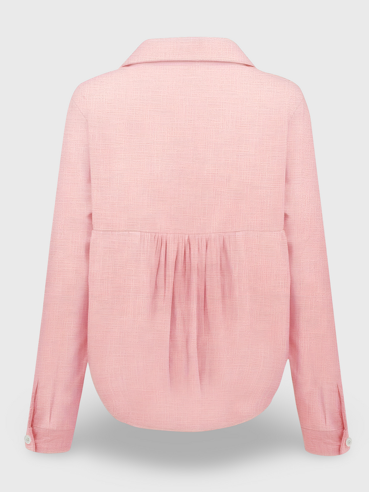 Marceau Dublin | Cloé Lightweight Linen Blouse for a Natural and Refined Style
