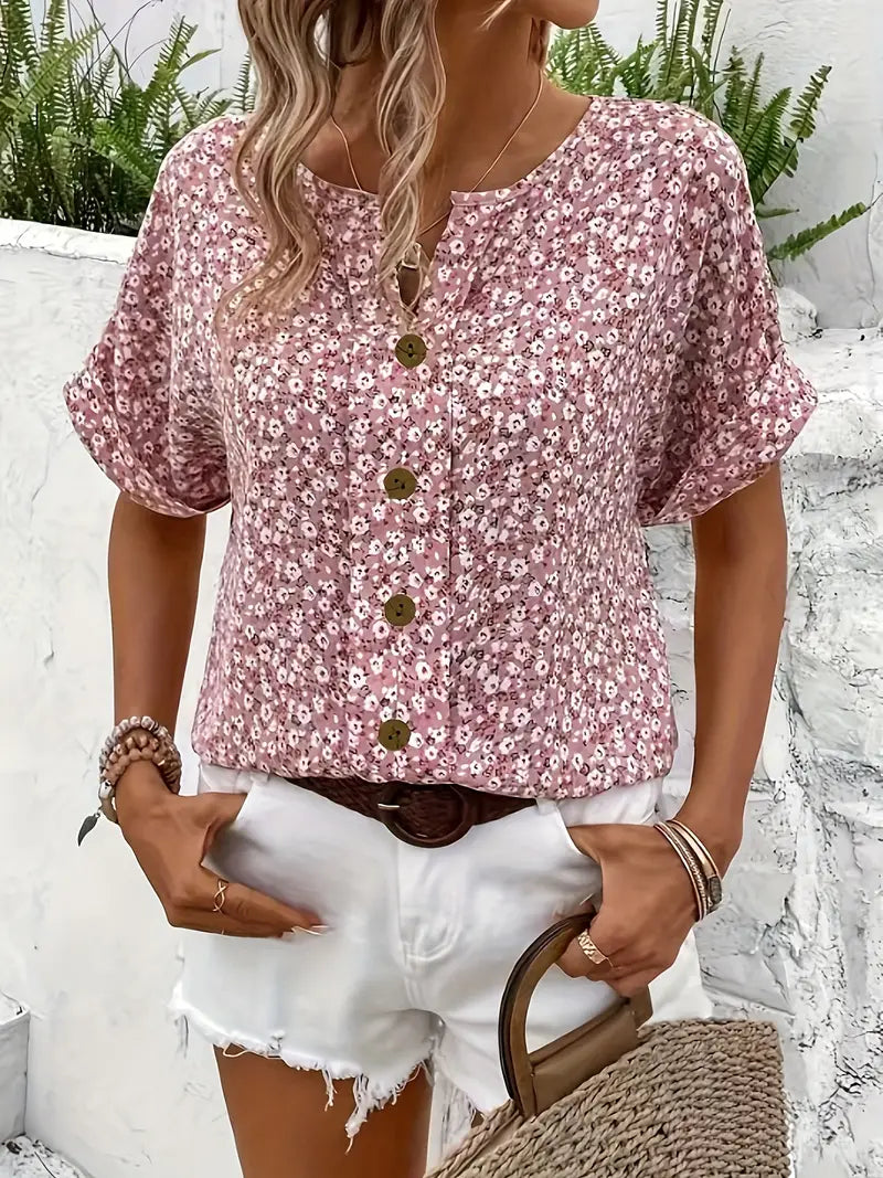 Marceau Dublin | Jelena – Elegant Floral Summer Top