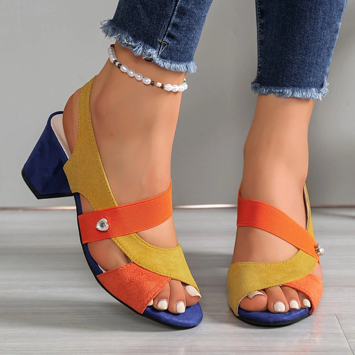 Elara | Cross-Strap Comfort Heels