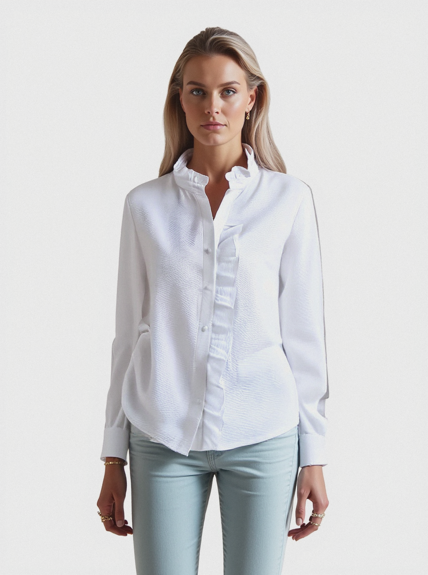 Marceau Dublin | Aude Feminine Blouse with Delicate Pleats