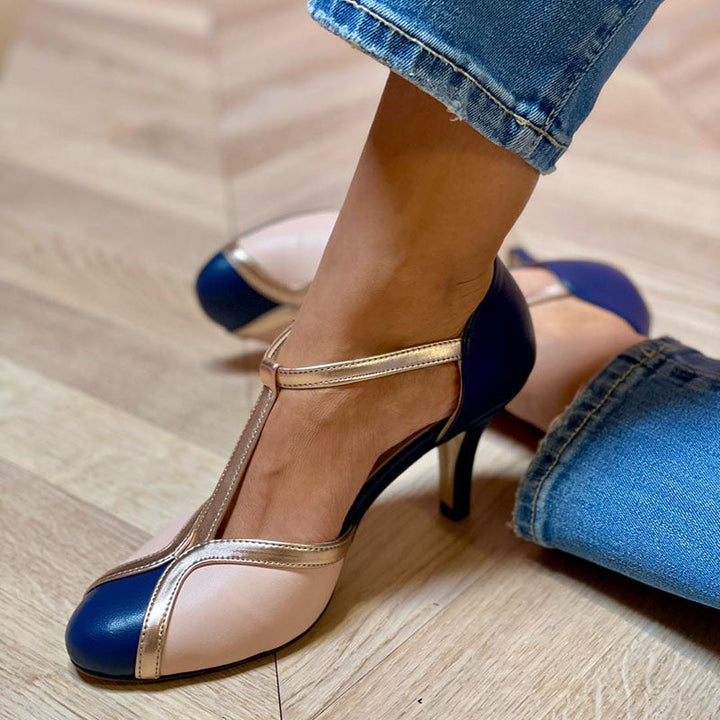 AVENIRA | COLORFUL T-STRAP PUMPS