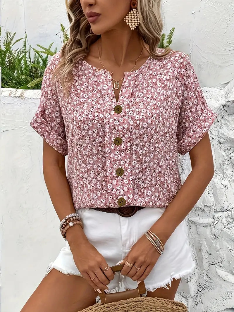 Marceau Dublin | Jelena – Elegant Floral Summer Top