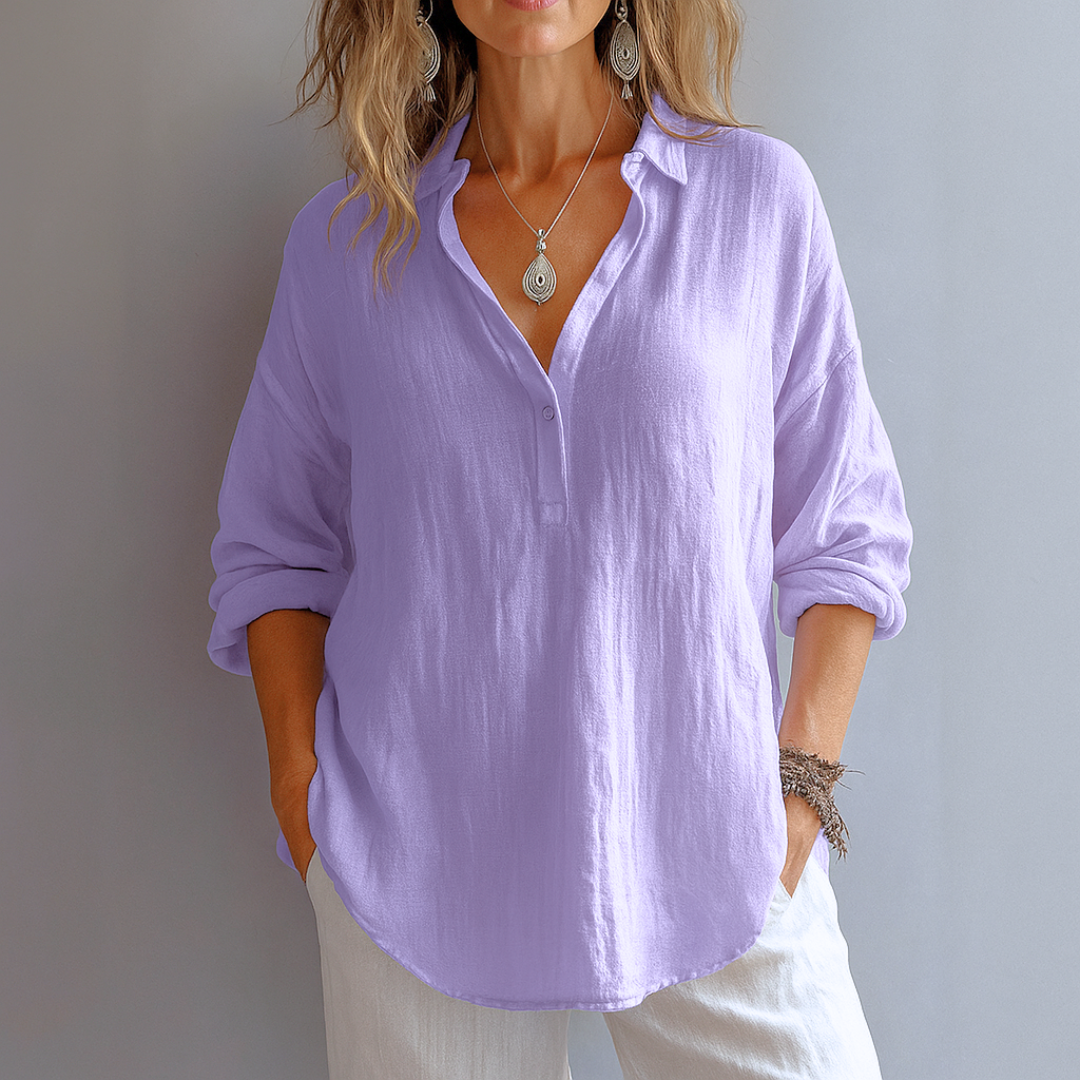 Marceau Dublin | Marianne – Elegant Linen Blouse