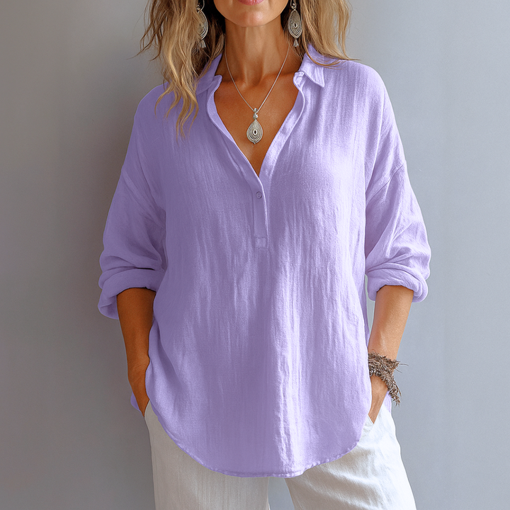 Marceau Dublin | Marianne – Elegant Linen Blouse