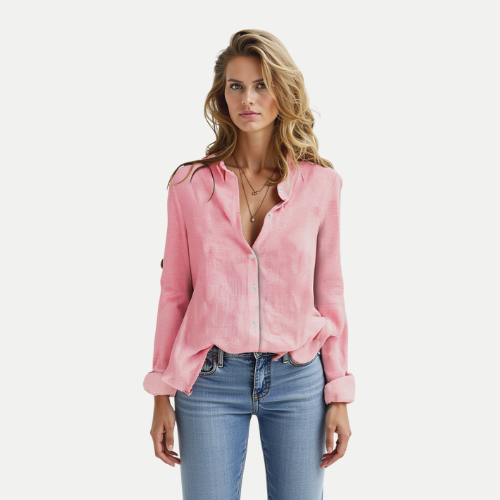 Marceau Dublin | Cloé Lightweight Linen Blouse for a Natural and Refined Style