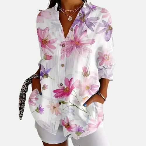 Marceau Dublin | Emiliana – Elegant Floral Blouse