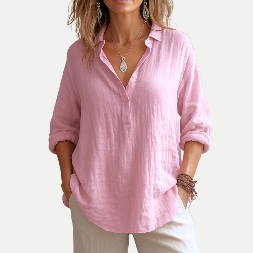 Marceau Dublin | Marianne – Elegant Linen Blouse