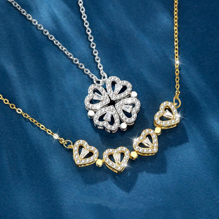 KYLINE – HEART CLOVER NECKLACE