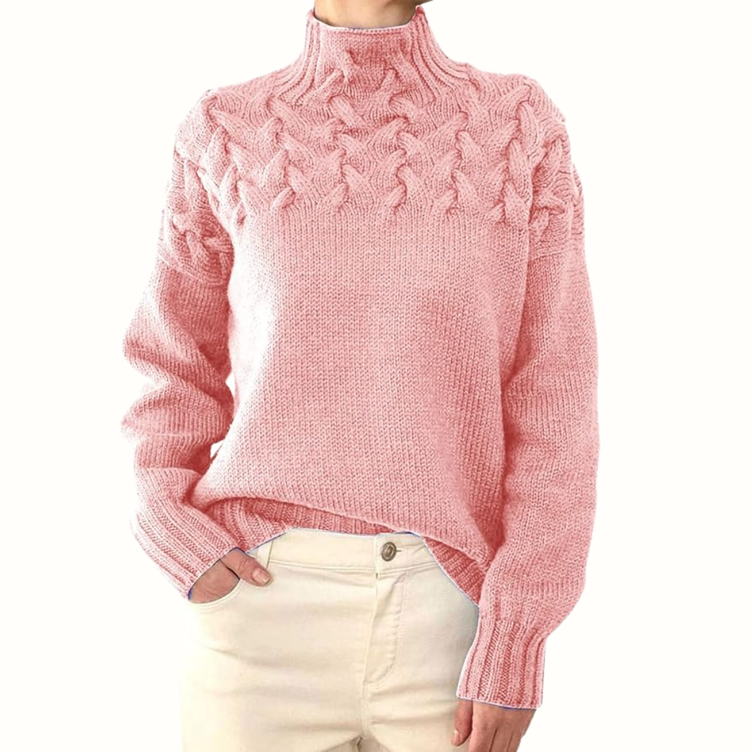 Charlotte | Cozy Turtleneck Knit Sweater