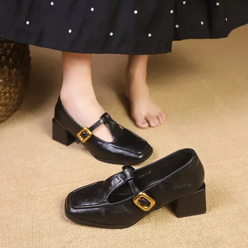 Rosa - French-Inspired Mary Janes