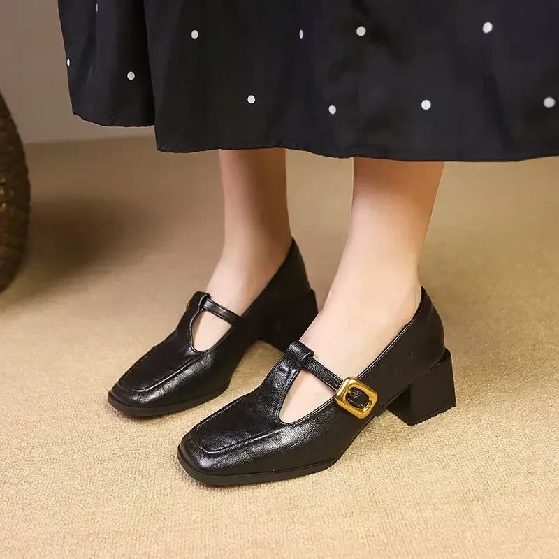 Rosa - French-Inspired Mary Janes