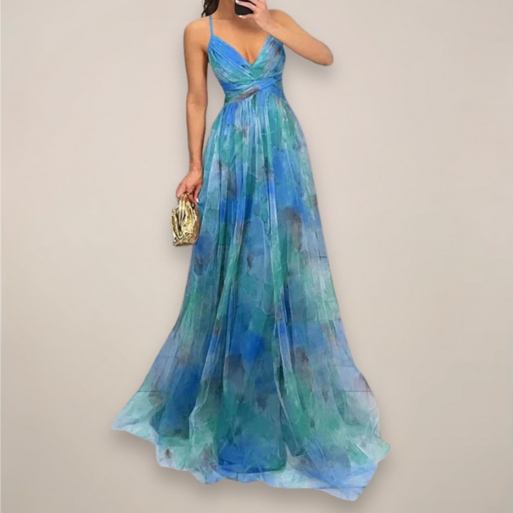 Floral Maxi Dress Romantic Print
