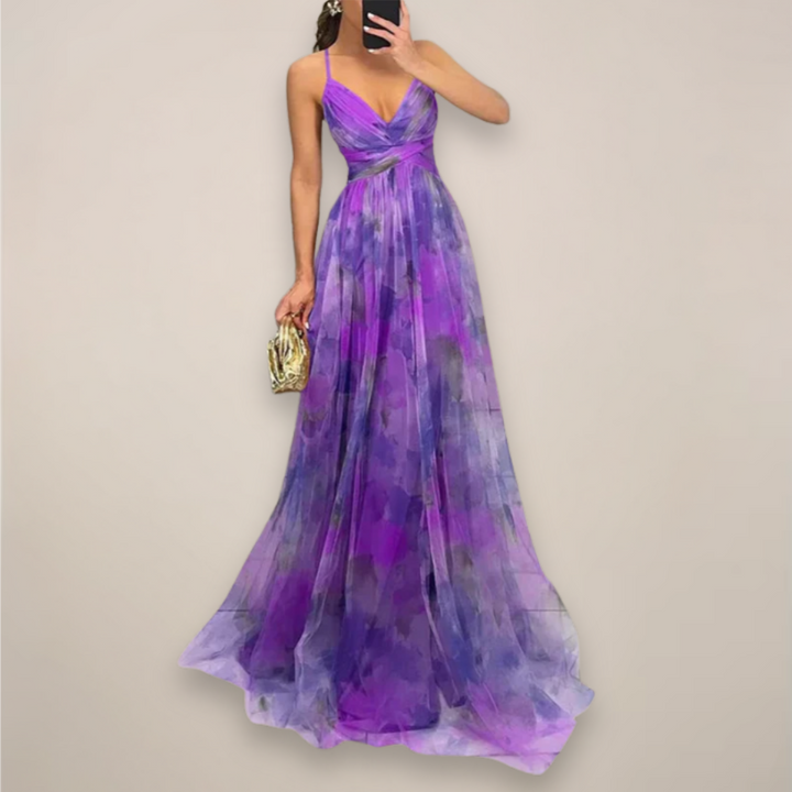 Floral Maxi Dress Romantic Print