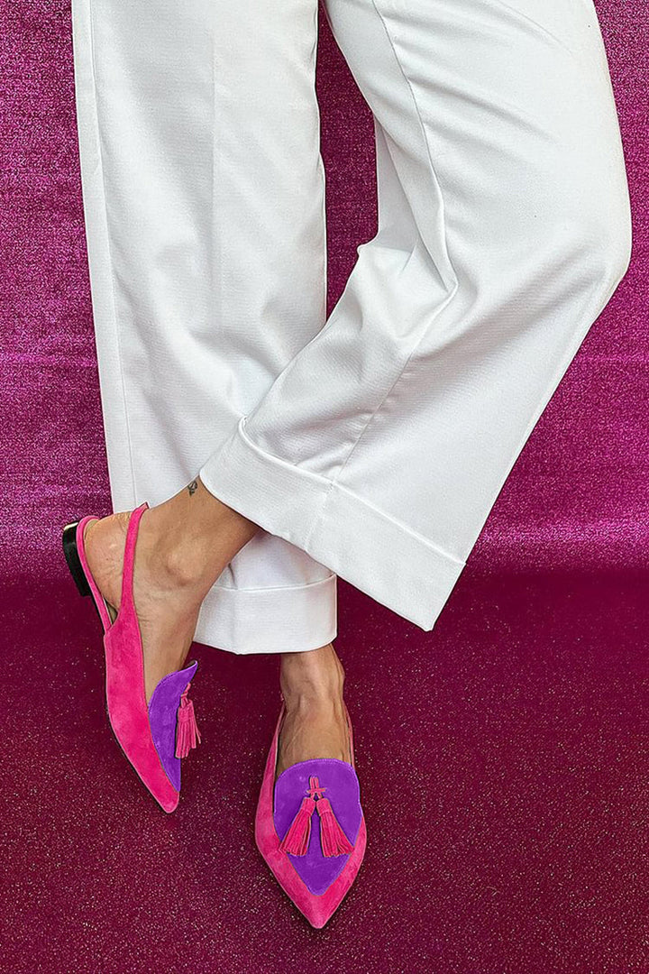 MARIVELLE | COLORFUL BALLERINAS WITH FRINGE
