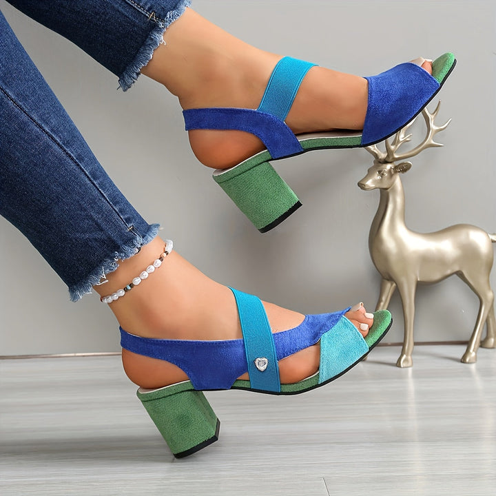 Elara | Cross-Strap Comfort Heels