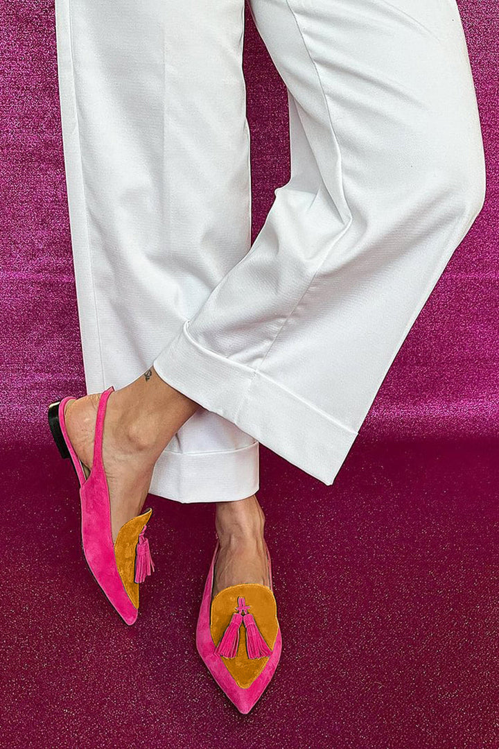 MARIVELLE | COLORFUL BALLERINAS WITH FRINGE