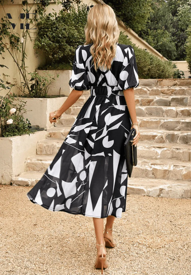 Estella™ | The Flattering V-Neck Maxi Dress