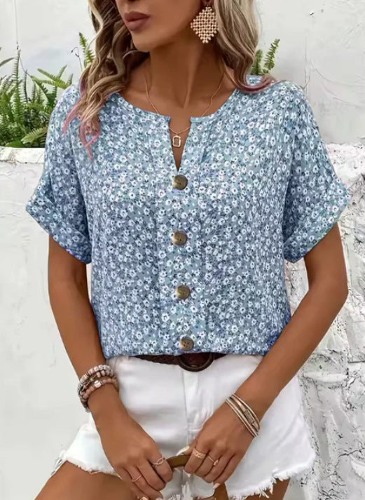 Marceau Dublin | Jelena – Elegant Floral Summer Top