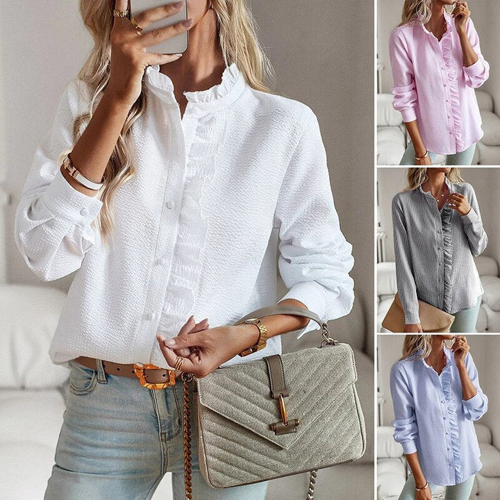 Marceau Dublin | Aude Feminine Blouse with Delicate Pleats